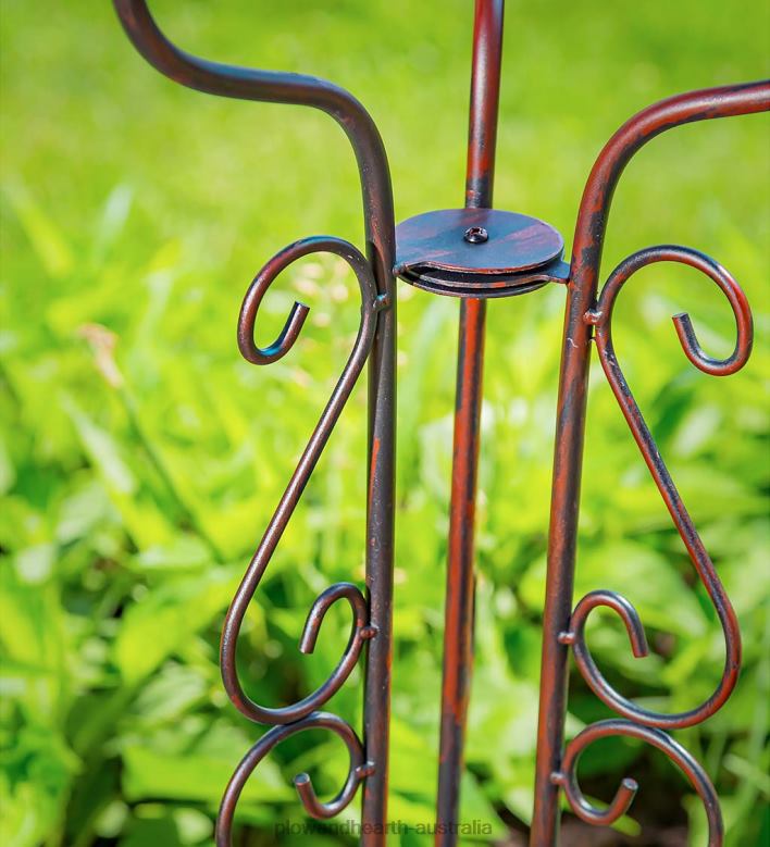 Plow & Hearth Tripod Scroll Birdbath Stand P22BD839 Yard & Garden