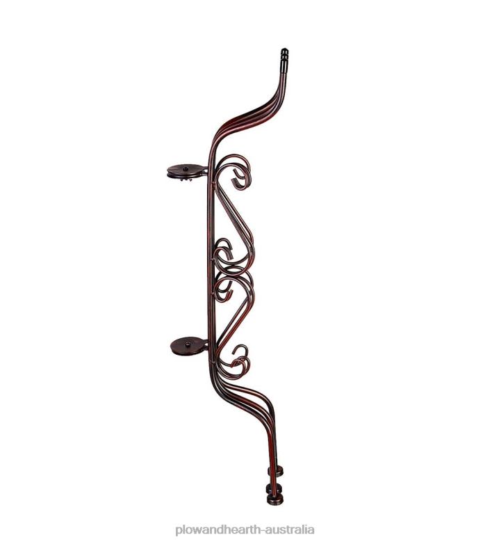 Plow & Hearth Tripod Scroll Birdbath Stand P22BD839 Yard & Garden