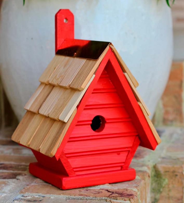 Plow & Hearth Chic Chick Birdhouse - Blueberry P22BD866 Yard & Garden