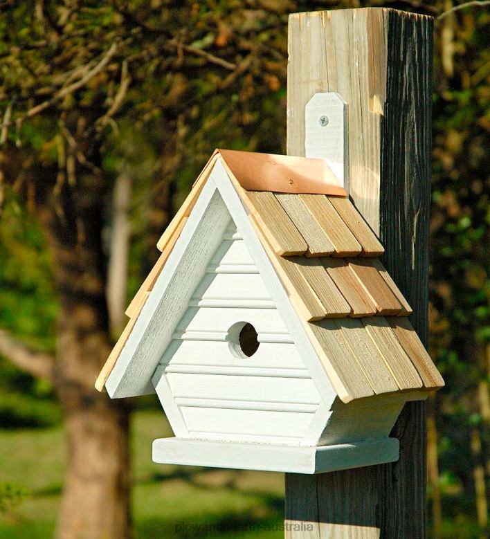 Plow & Hearth Chic Chick Birdhouse - Blueberry P22BD866 Yard & Garden