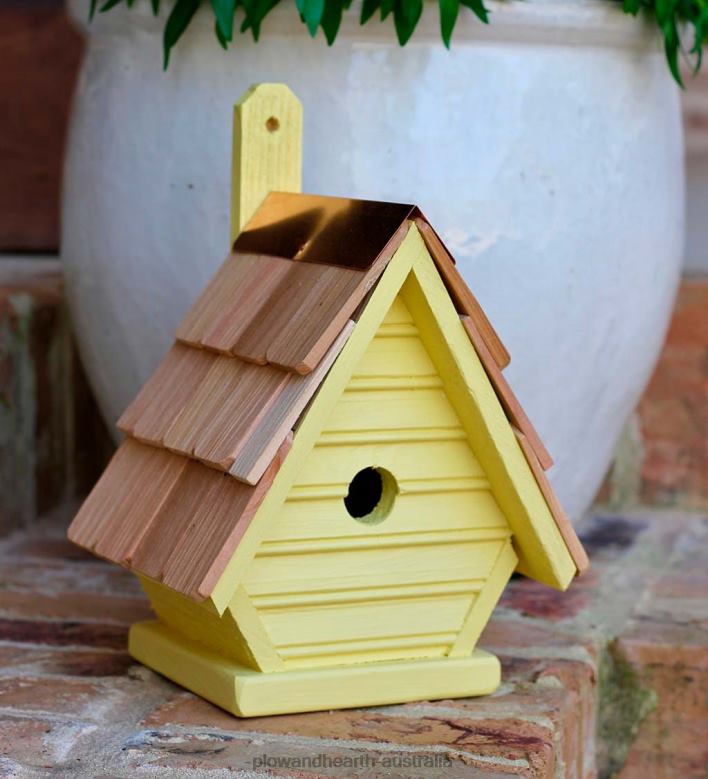 Plow & Hearth Chic Chick Birdhouse - Blueberry P22BD866 Yard & Garden