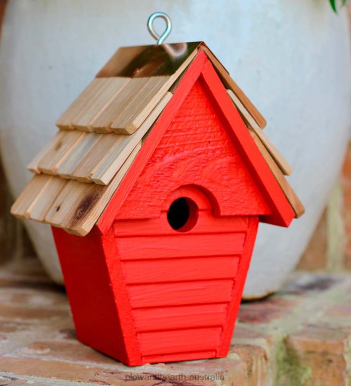 Plow & Hearth Warbling Wren Birdhouse - Blue Eggshell P22BD862 Yard & Garden