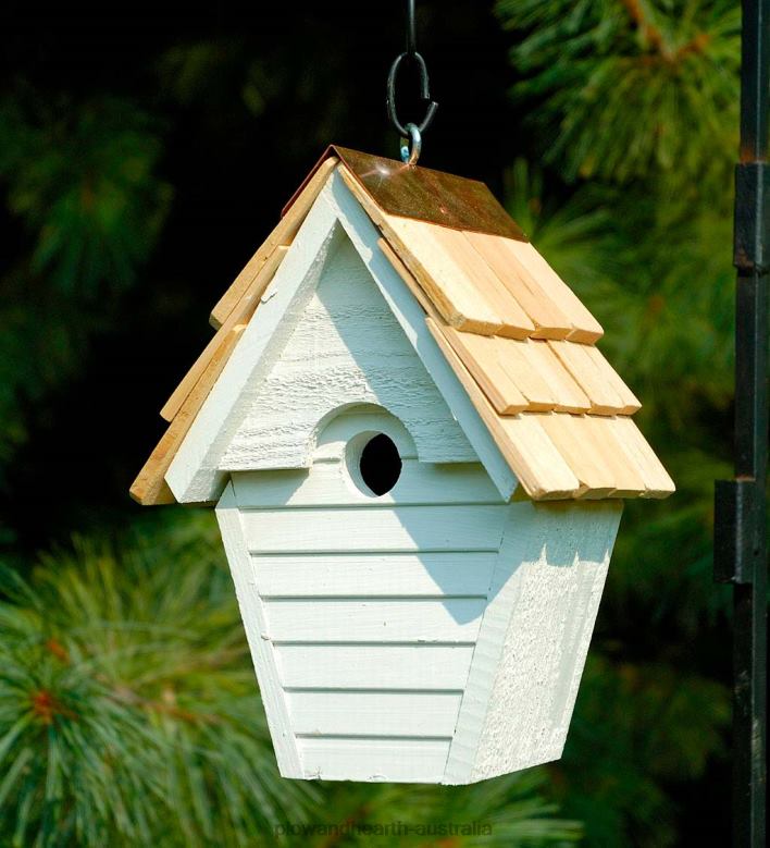 Plow & Hearth Warbling Wren Birdhouse - Blue Eggshell P22BD862 Yard & Garden