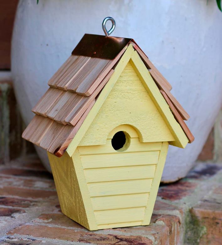 Plow & Hearth Warbling Wren Birdhouse - Blue Eggshell P22BD862 Yard & Garden