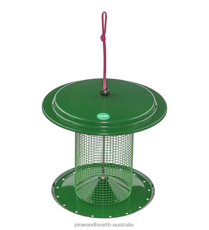 Plow & Hearth Large Metal Sunflower Seed Bird Feeder - Blue P22BD777 Yard & Garden