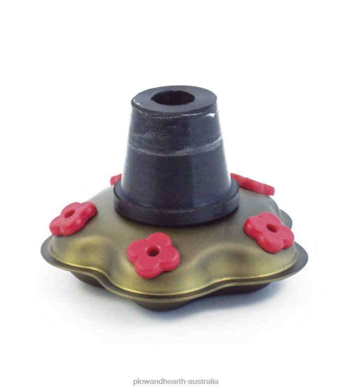 Plow & Hearth Recycled Glass Tall Aqua Hummingbird Feeder - Aqua P22BD811 Yard & Garden