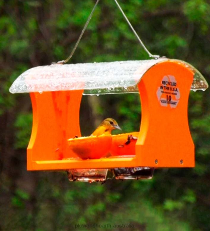 Plow & Hearth Recycled Plastic Poly-Lumber Oriole Bird Feeder P22BD752 Yard & Garden