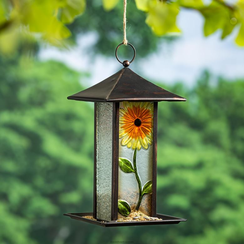 Plow & Hearth Sunflower Bird Feeder P22BD753 Yard & Garden