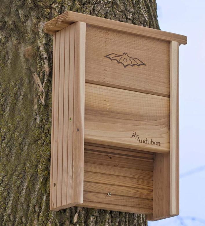 Plow & Hearth Audubon Bat House Shelter P22BD896 Yard & Garden