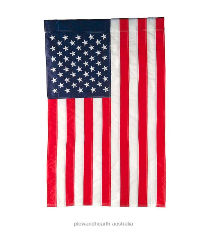 Plow & Hearth American Flag House Flag P22BD542 Yard & Garden