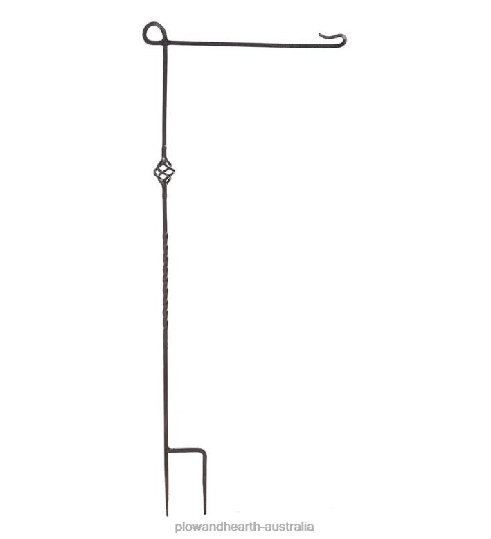 Plow & Hearth Cast Steel Garden Flag Stand P22BD641 Yard & Garden