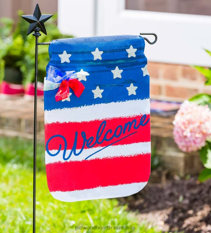 Plow & Hearth Star Garden Flag Stand P22BD650 Yard & Garden