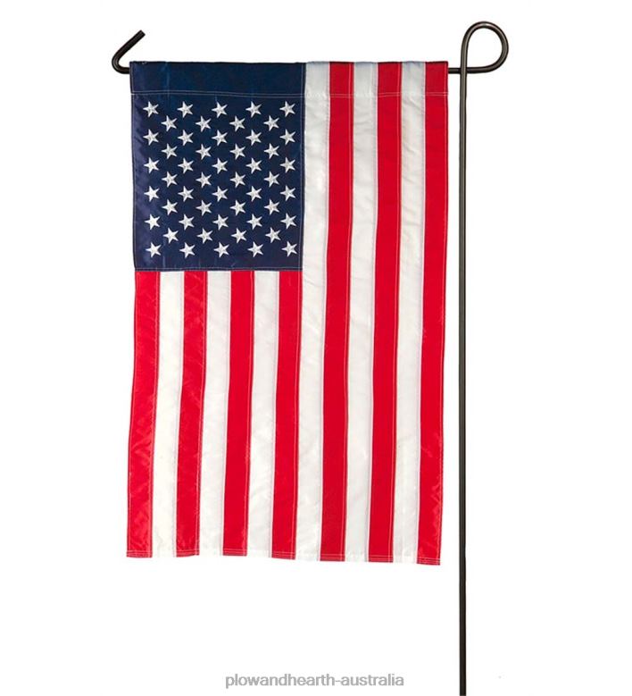 Plow & Hearth American Flag Garden Flag P22BD225 Yard & Garden