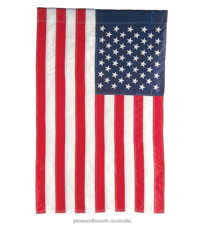 Plow & Hearth Large American Flag House Flag P22BD298 Yard & Garden