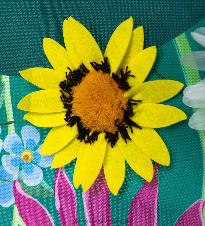 Plow & Hearth Wildflowers Welcome Estate Flag P22BD623 Yard & Garden