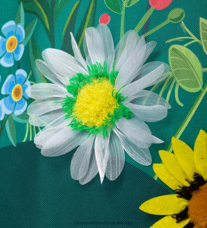 Plow & Hearth Wildflowers Welcome Estate Flag P22BD623 Yard & Garden