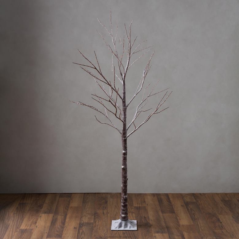 Plow & Hearth Indoor/Outdoor Birch Tree with Warm White Lights P22BD23 Yard & Garden