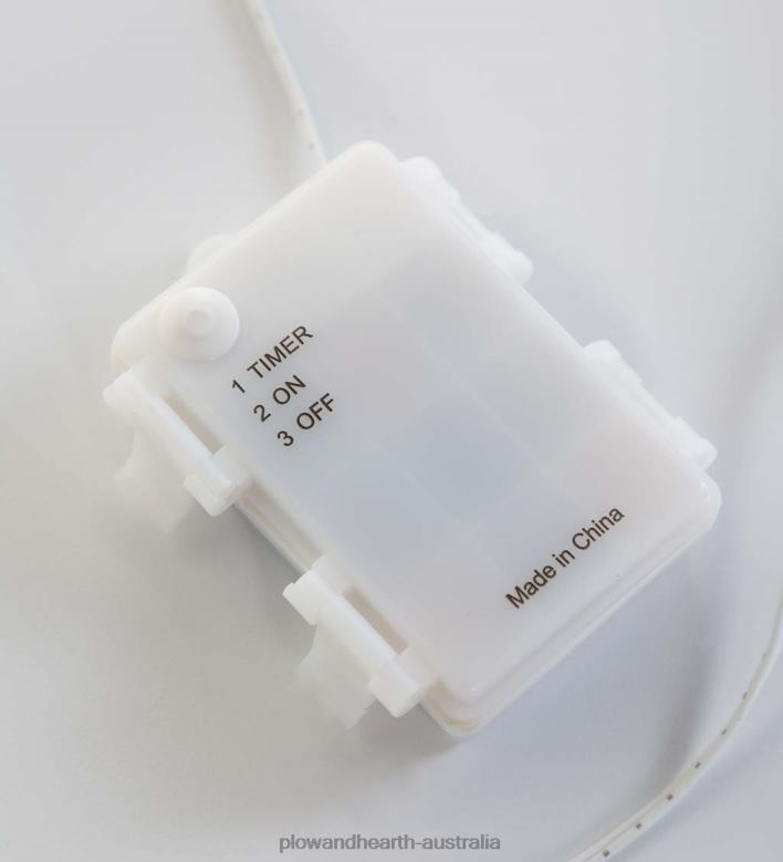 Plow & Hearth Indoor/Outdoor Gold Metallic Branches with Warm White Lights, Set of 2 P22BD27 Yard & Garden