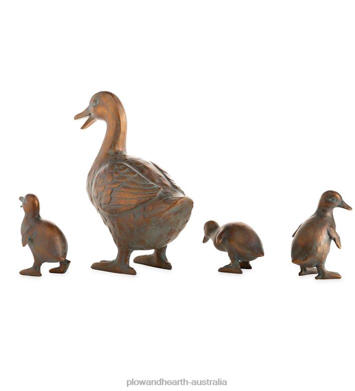 Plow & Hearth Duck Family with Mother and Three Babies, Set of 4 P22BD92 Yard & Garden