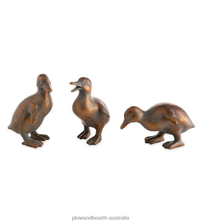 Plow & Hearth Duck Family with Mother and Three Babies, Set of 4 P22BD92 Yard & Garden