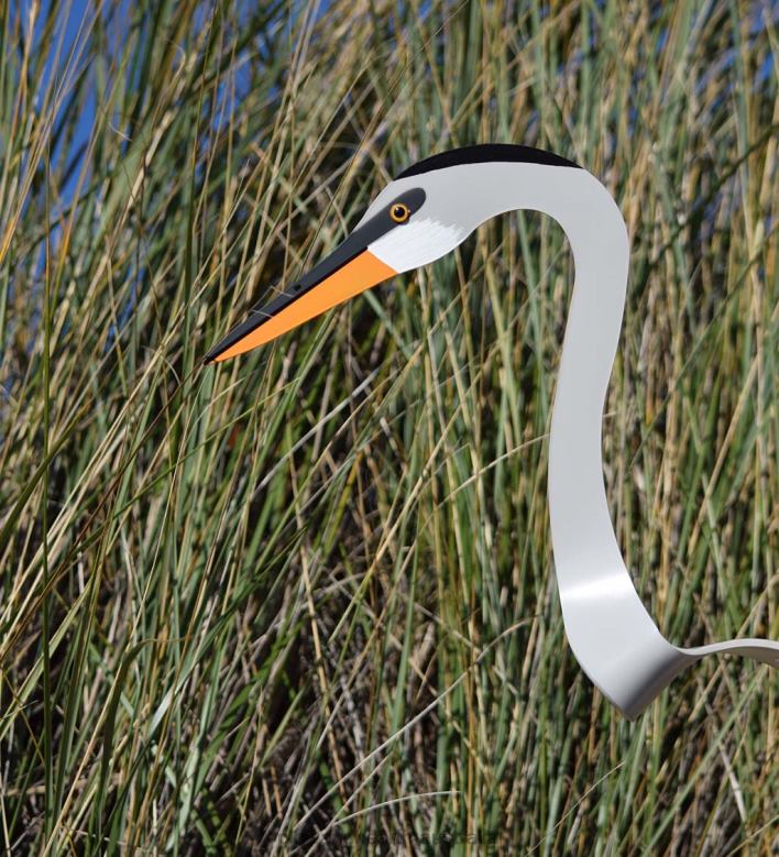 Plow & Hearth Great Blue Heron Dancing Bird P22BD131 Yard & Garden