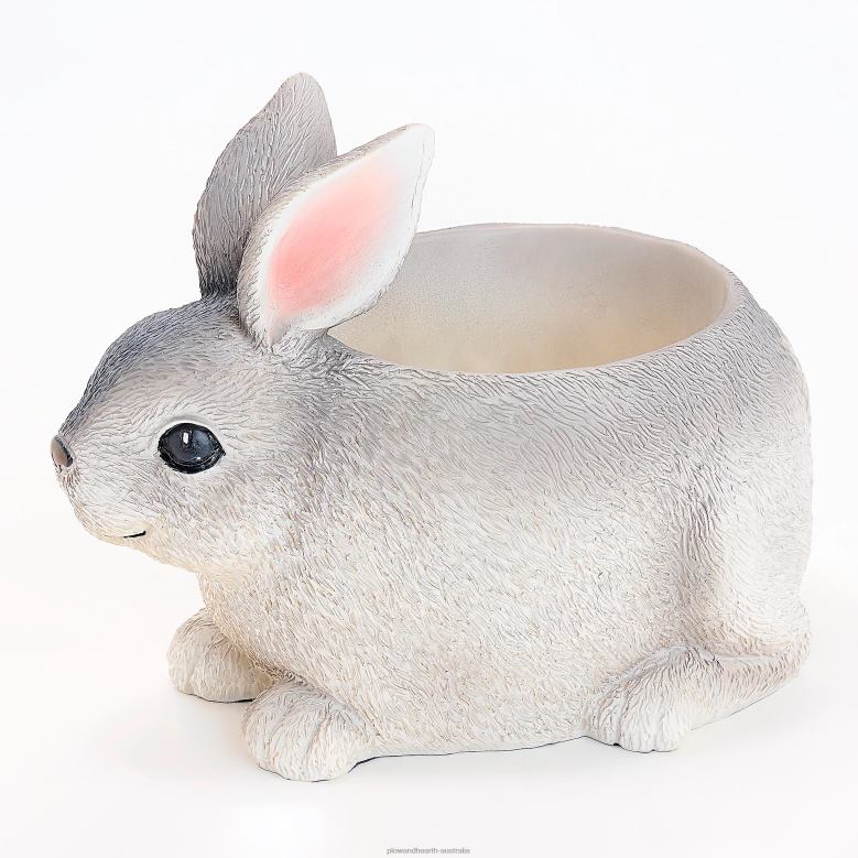 Plow & Hearth Indoor/Outdoor Woodland Animal Planter - Rabbit P22BD344 Yard & Garden