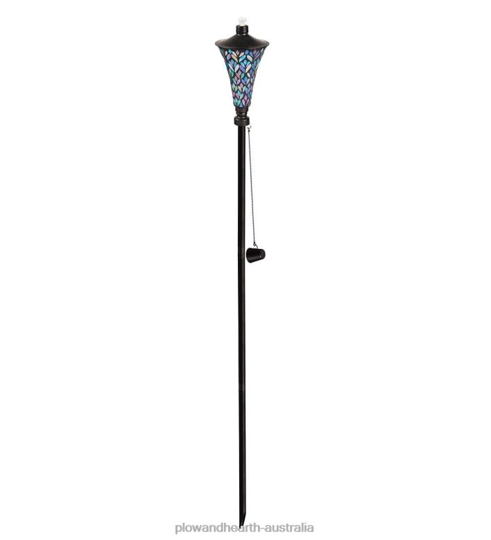Plow & Hearth Mosaic Torch - Ombre P22BD178 Yard & Garden