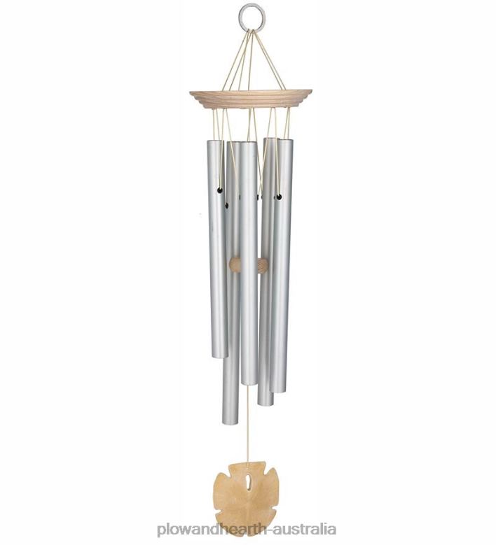 Plow & Hearth Sand Dollar Aluminum Wind Chime P22BD392 Yard & Garden