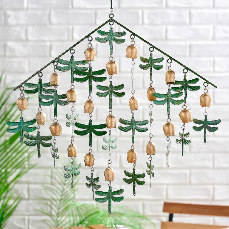 Plow & Hearth Tiered Garden Icons and Bells Wind Mobile - Butterfly P22BD128 Yard & Garden