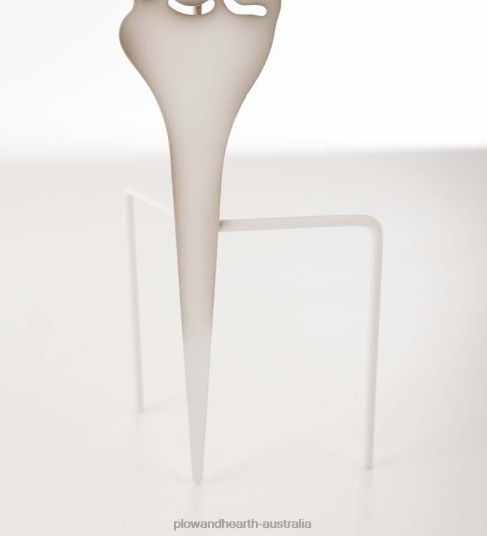 Plow & Hearth Halloween Skeleton Arm Metal Stakes with Solar Lanterns, Set of 2 P22BD133 Yard & Garden