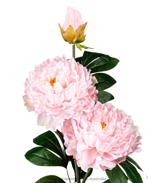 Plow & Hearth Light Pink Peony Solar Garden Stake P22BD257 Yard & Garden