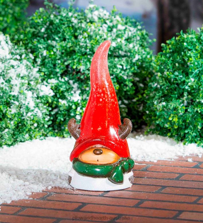 Plow & Hearth Ceramic Reindeer Garden Statue P22BD162 Yard & Garden