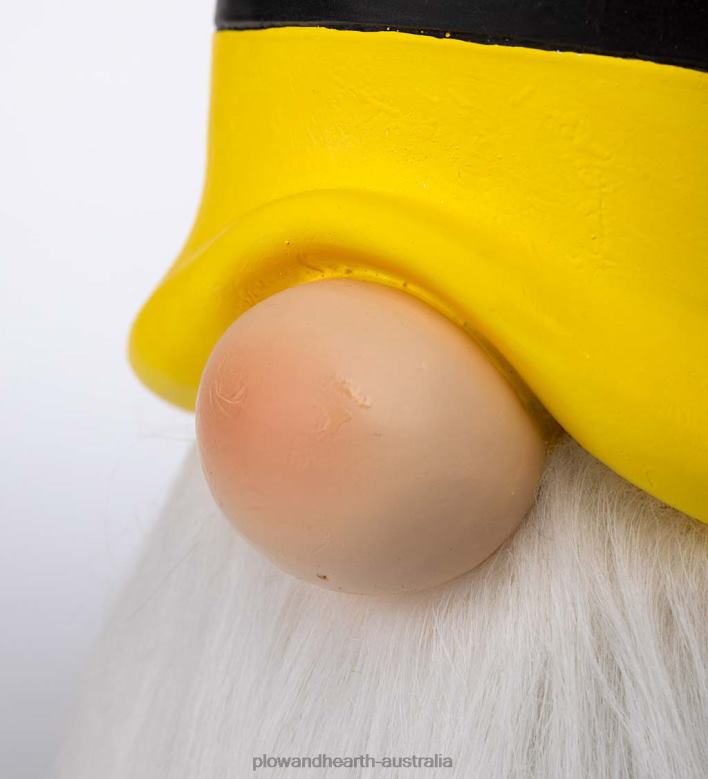 Plow & Hearth Indoor/Outdoor Bee Gnome Statue P22BD167 Yard & Garden