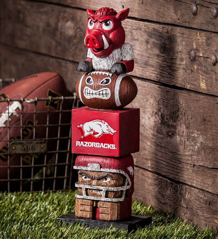 Plow & Hearth Indoor/Outdoor College Team Pride Totem Garden Statue - Univ of Alabama P22BD422 Yard & Garden