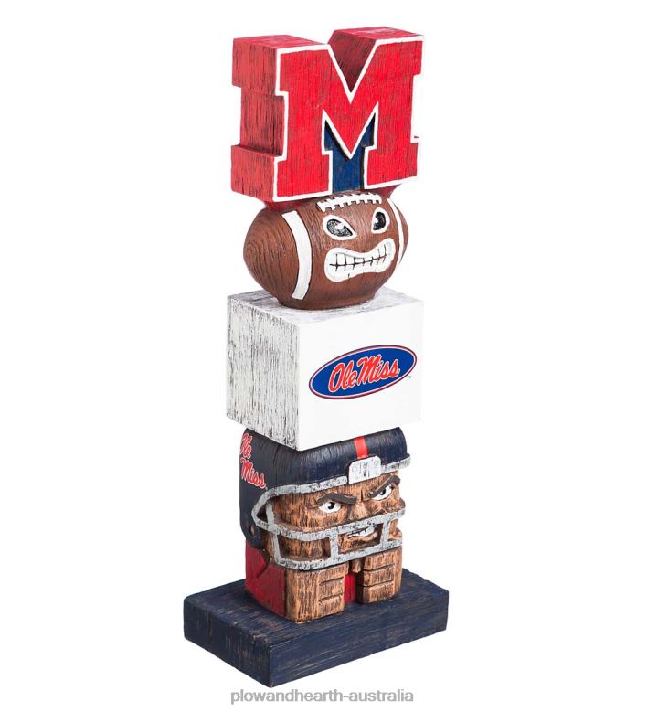 Plow & Hearth Indoor/Outdoor College Team Pride Totem Garden Statue - Univ of Alabama P22BD422 Yard & Garden