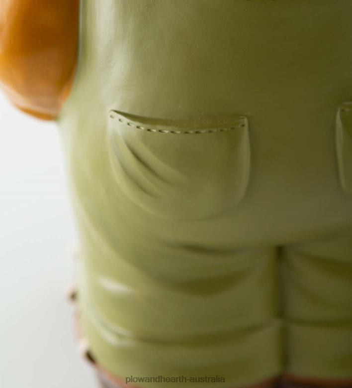 Plow & Hearth Indoor/Outdoor Lighted Scarecrow Shorty Statue P22BD201 Yard & Garden