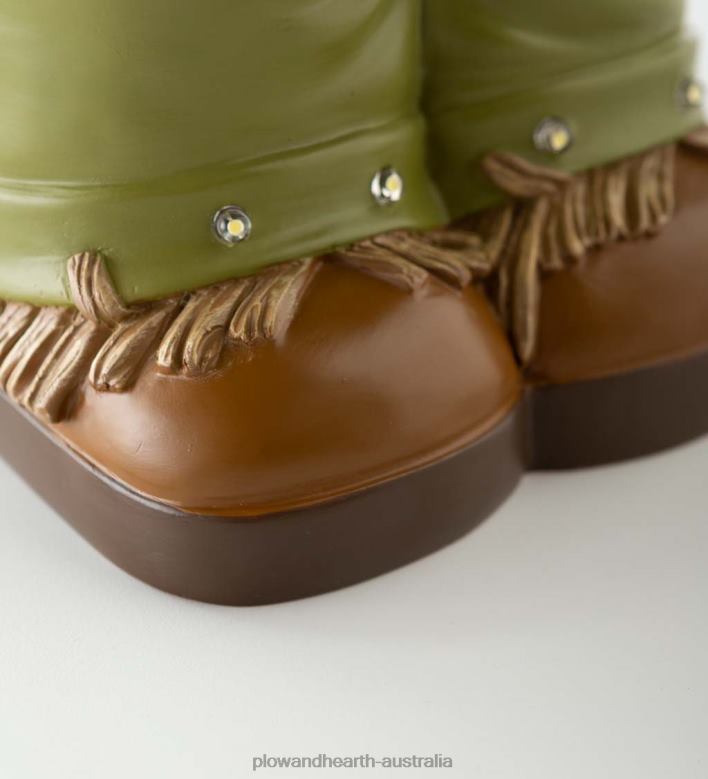 Plow & Hearth Indoor/Outdoor Lighted Scarecrow Shorty Statue P22BD201 Yard & Garden