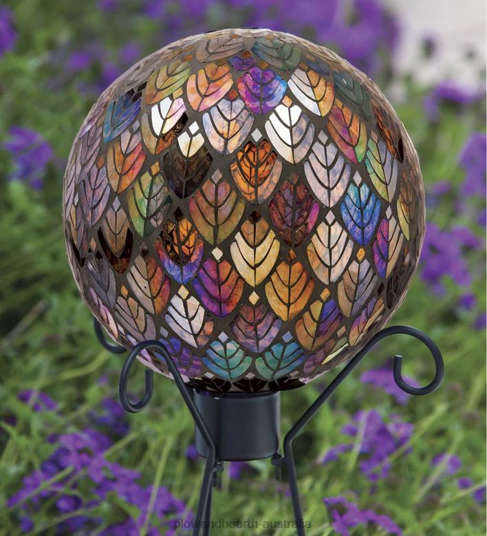 Plow & Hearth Baroque Splendor Glass Mosaic Gazing Ball P22BD161 Yard & Garden