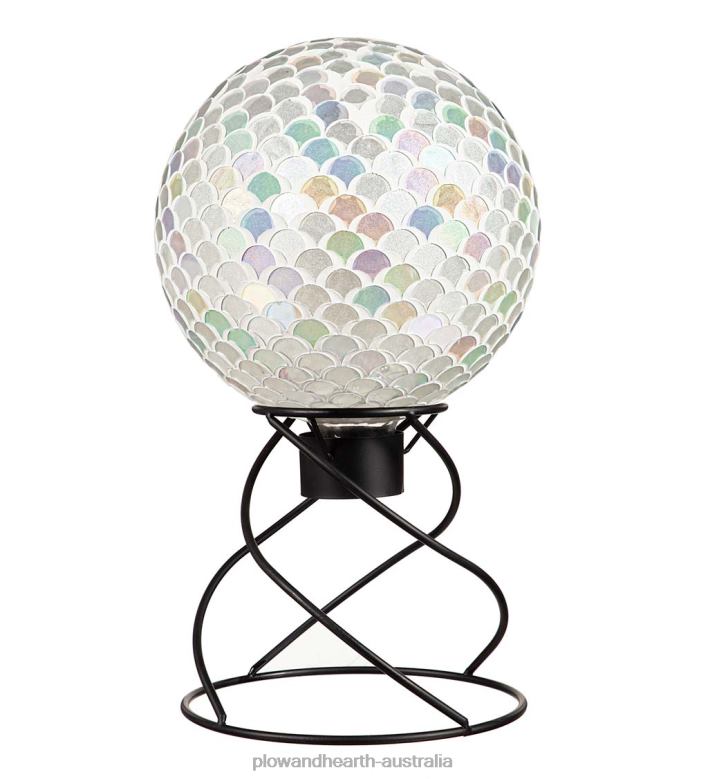 Plow & Hearth Gazing Ball Swirl Stand P22BD523 Yard & Garden