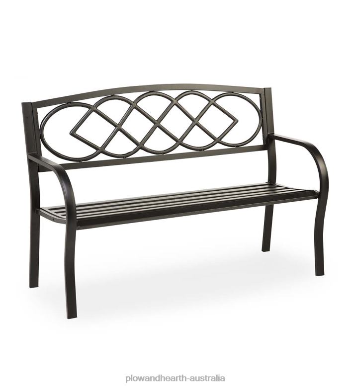 Plow & Hearth Celtic Knot Garden Bench P22BD489 Yard & Garden