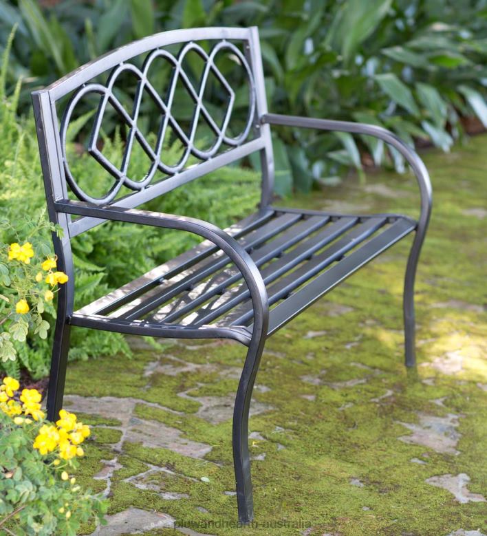 Plow & Hearth Celtic Knot Garden Bench P22BD489 Yard & Garden