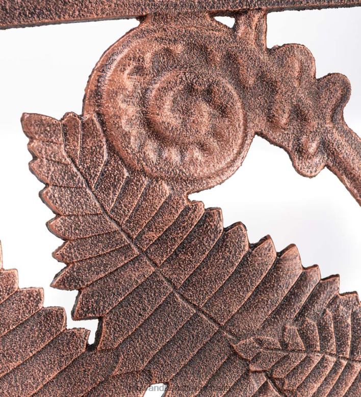 Plow & Hearth Fern Fronds Metal Garden Bench - Bronze P22BD505 Yard & Garden