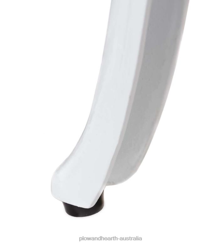 Plow & Hearth Grapevine Garden Bench in Powder-Coated Aluminum - White P22BD495 Yard & Garden