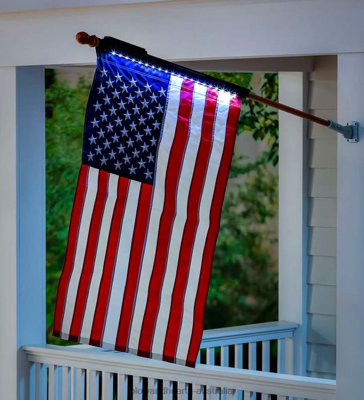 Plow & Hearth Solar Light for House Flag P22BD473 Yard & Garden