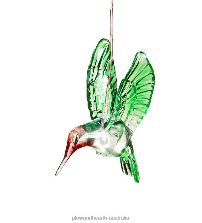 Plow & Hearth Backyard Buddies Color Changing Solar Mobile - Butterflies & Flowers P22BD452 Yard & Garden