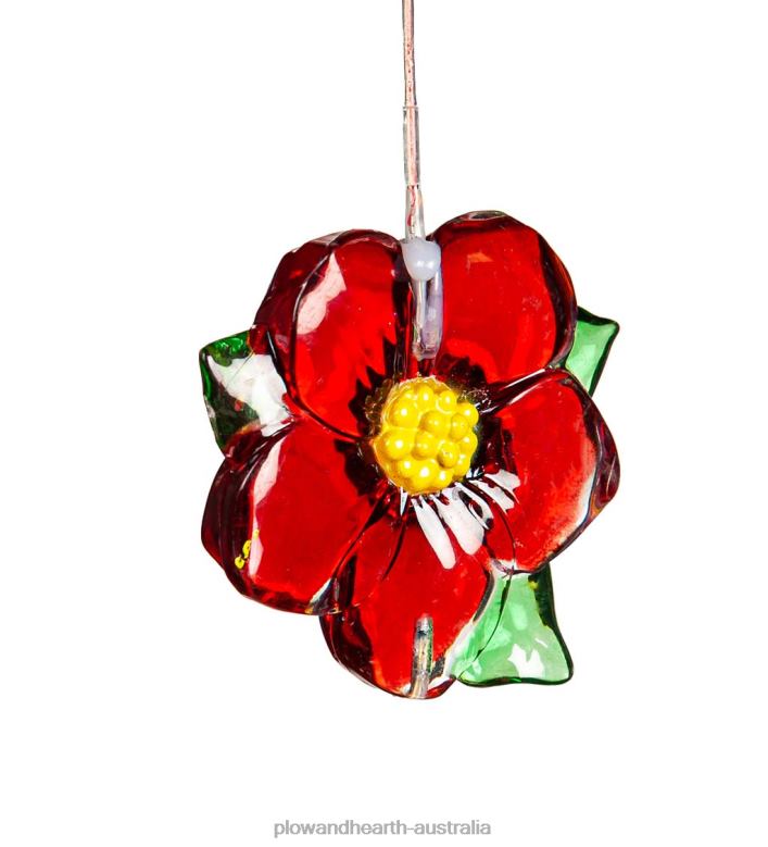 Plow & Hearth Backyard Buddies Color Changing Solar Mobile - Butterflies & Flowers P22BD452 Yard & Garden