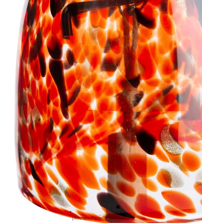 Plow & Hearth Solar Art Glass Bell Chime - Blue P22BD449 Yard & Garden