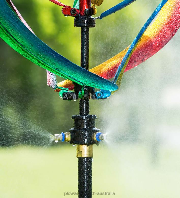 Plow & Hearth Misting Helix Wind Spinner P22BD390 Yard & Garden