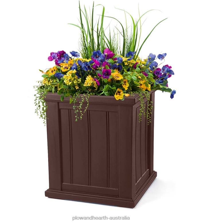 Plow & Hearth Lexington Self-Watering Planters P22BD910 Yard & Garden