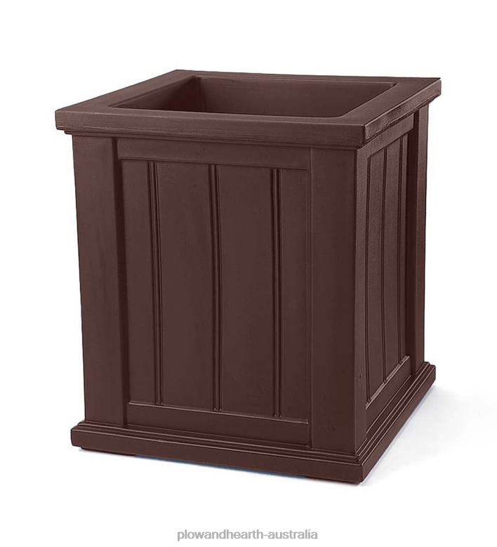 Plow & Hearth Lexington Self-Watering Planters P22BD910 Yard & Garden